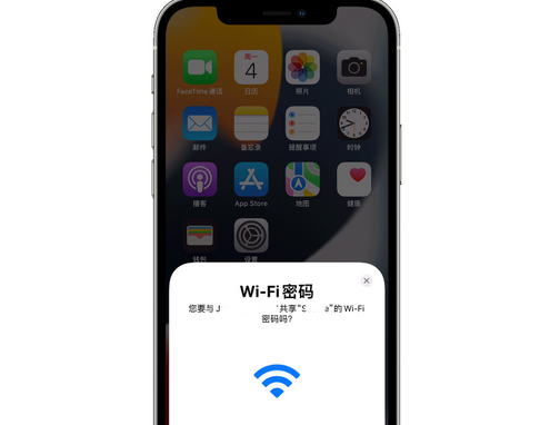 洛浦苹果15维修店分享iPhone15如何共享Wi-Fi密码 